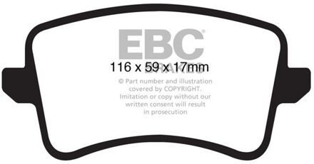 Audi Remblokkenset, schijfrem DP1988