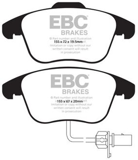 Audi Remblokkenset, schijfrem DP1998
