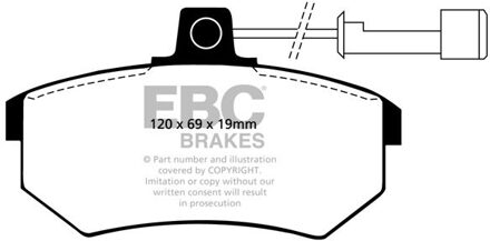 Audi Remblokkenset, schijfrem DP486