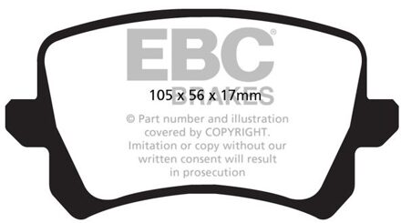 Audi Remblokkenset, schijfrem DPX2004