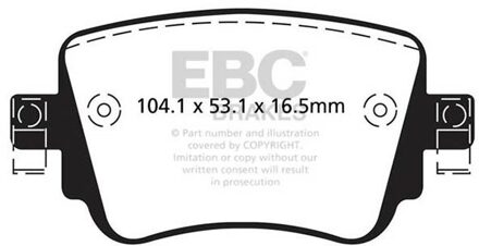 Audi Remblokkenset, schijfrem DPX2201