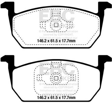 Audi Remblokkenset, schijfrem DPX2374