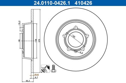 Audi Remschijf 24011004261