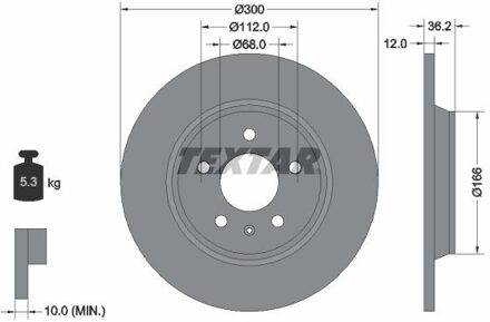 Audi Remschijf 92160103