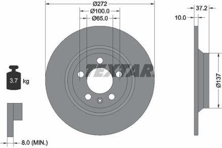 Audi Remschijf 92315303