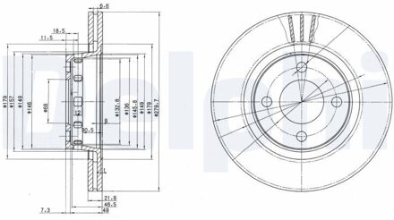 Audi Remschijf BG2784