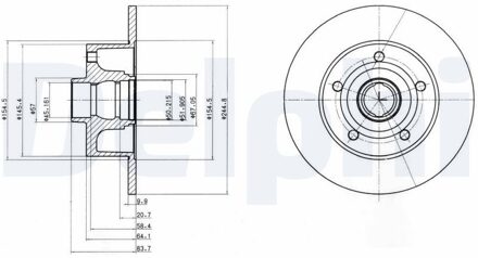 Audi Remschijf BG3030