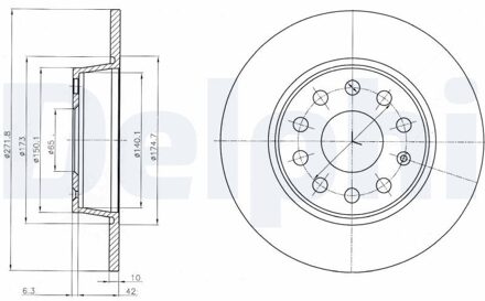 Audi Remschijf BG4324C