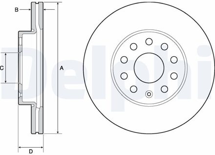 Audi Remschijf BG4701C