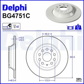 Audi Remschijf BG4751C