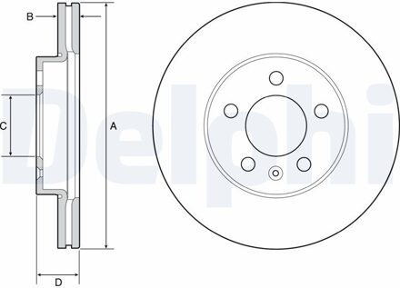 Audi Remschijf BG4963C