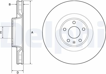 Audi Remschijf BG9172C