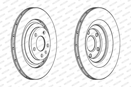 Audi Remschijf DDF1240C