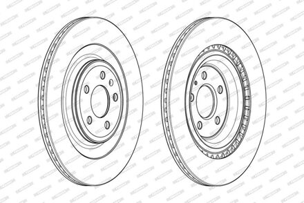 Audi Remschijf DDF1990C