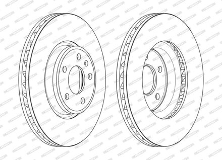 Audi Remschijf DDF2596C1