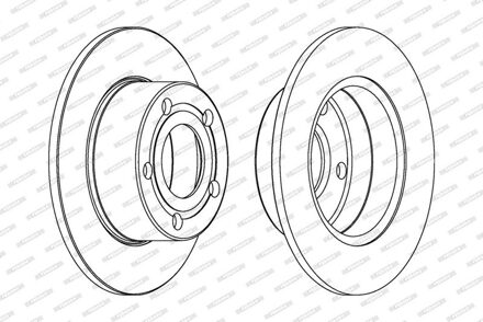 Audi Remschijf DDF321C