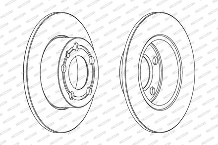 Audi Remschijf DDF929C