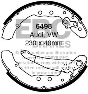 Audi Remschoenset 6498