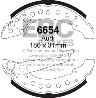 Audi Remschoenset 6654