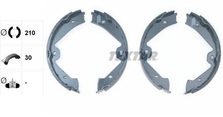 Audi Remschoenset, parkeerrem 91074700