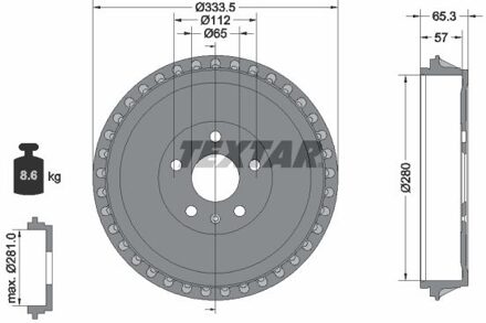 Audi Remtrommel 94049000
