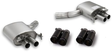 Audi Remus uitlaat passend voor (Axle-Back System) Audi RS4/RS5 - Black Chrome 0470170500LR004683CBR