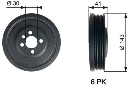Audi Riemschijf, krukas DriveAlign® TVD1001