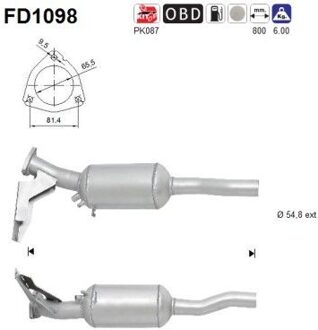 Audi Roetfilter FD1098