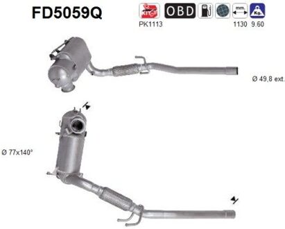 Audi Roetfilter FD5059Q