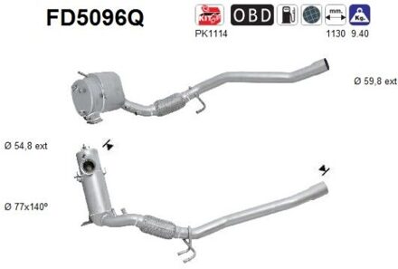Audi Roetfilter FD5096Q