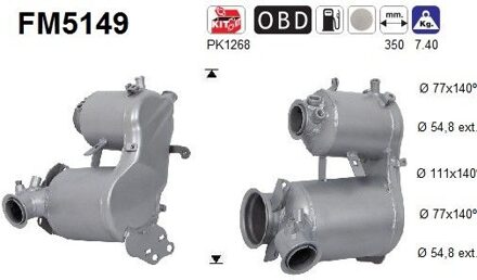 Audi Roetfilter FM5149