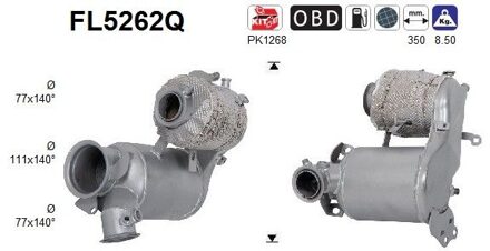 Audi Roetfilter, uitlaatinstallatie FL5262Q