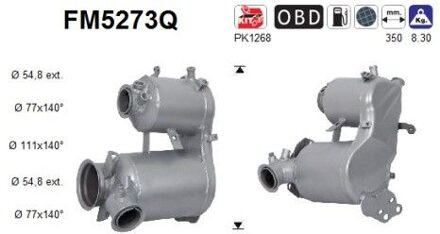 Audi Roetfilter, uitlaatinstallatie FM5273Q