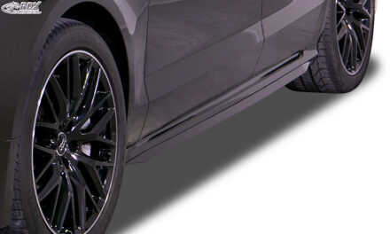 Audi Sideskirts 'Slim' passend voor Audi A8 (4H) 2010-2017 (ABS zwart glanzend) RDSAU60
