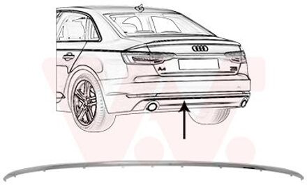 Audi Sier- / beschermingspaneel, bumper 0346550