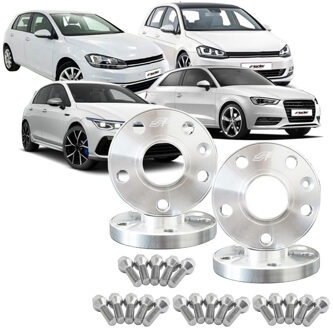 Audi Simoni Racing Aluminium Spoorverbreder passend voor Audi & VW icl. wielbouten SRSVVAG004