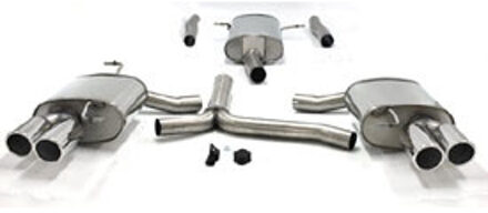 Audi Simons uitlaat passend voor Audi A4 sedan 2008- 1.8T/2.0T 2WD Quattro 048DH4DR