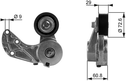 Audi Spanrol, Poly V-riem T38317