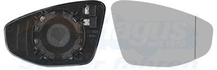 Audi Spiegelglas Rechts 0367838