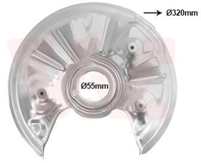 Audi Stofschild Achter R 0372374