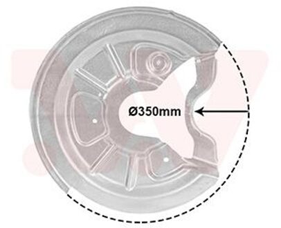 Audi Stofschild Achter R 7623372