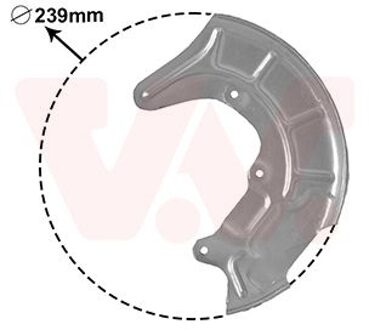 Audi stofschild voor l 5817371