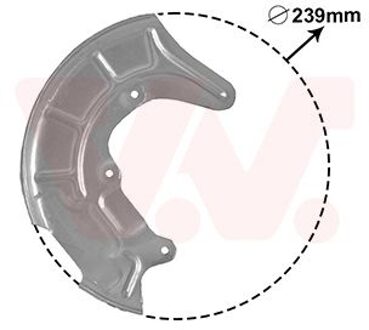 Audi stofschild voor r 5817372