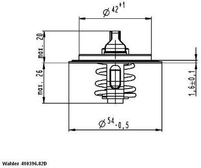 Audi Thermostaat 41039682D