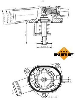 Audi Thermostaat, koelvloeistof 725130