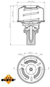 Audi Thermostaat, koelvloeistof 725177