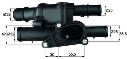 Audi Thermostaat, koelvloeistof TM1105