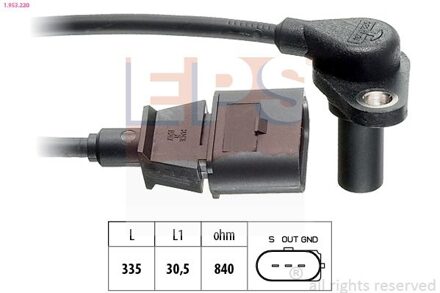Audi Toerentalsensor, automatische aandrijving 1953220