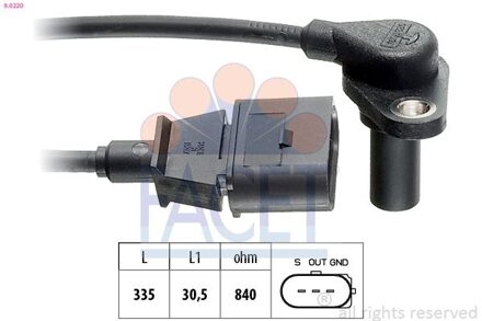 Audi Toerentalsensor, automatische aandrijving 90220