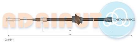 Audi Trekkabel, parkeerrem 030211